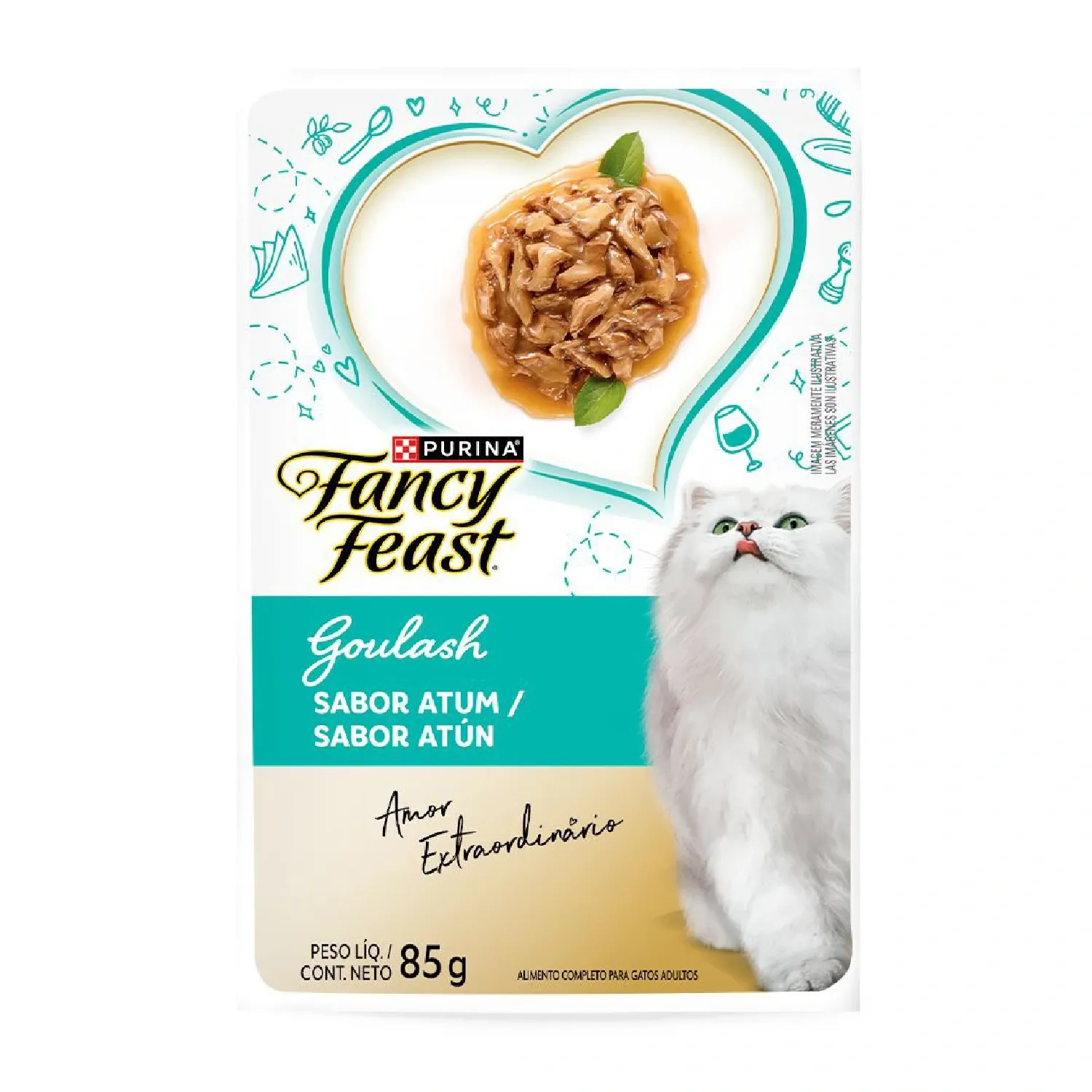 Ração Úmida Fancy Feast Goulash Atum